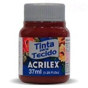 TINTA TECIDO 37ML VINHO ACRILEX