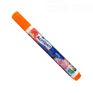 MARCADOR PARA TECIDO LARANJA ACRILEX