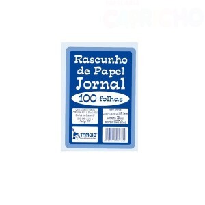 BLOCO DE RASCUNHO PAPEL JORNAL 100 FOLHAS TAMOIO