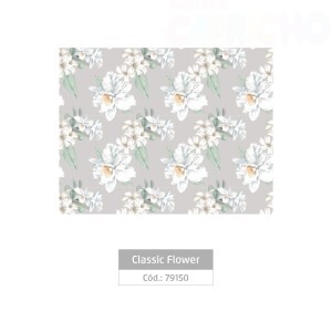 PLASTICO ADESIVO CLASSIC FLOWER 45CM X 10M LEOTACK