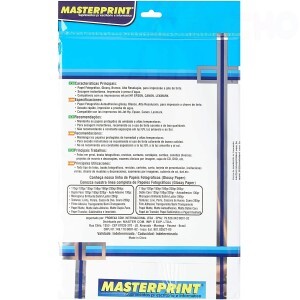 PAPEL FOTO MASTERPRINT 180G A4 - 20FLS