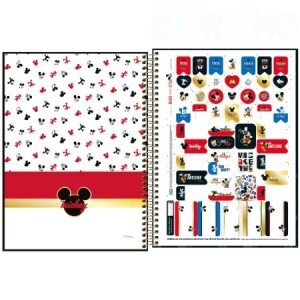 CADERNO 10 MATERIA MICKEY 160FOLHAS