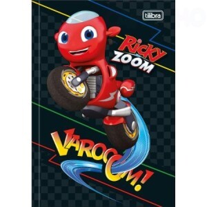 CADERNO 1/4 BROCHURA 80FOLHAS  RICKY ZOOM