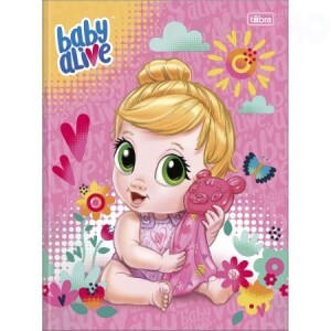 CADERNO 1/4 BROCHURA 80FOLHAS BABY ALIVE