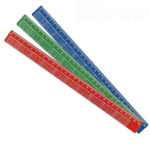 REGUA 30CM COLORS WALEU