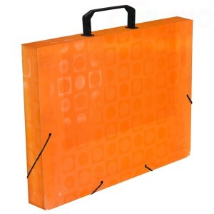 MALETA OFICIO BUBBLE LARANJA