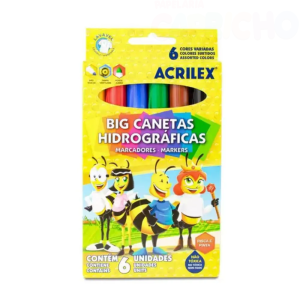 BIG CANETINHAS ABELHINHAS 6 CORES