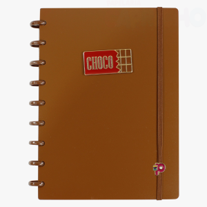 CADERNO CHOCOCHERRY MEDIO CAPA:CHOCOLATE