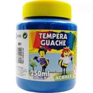TINTA GUACHE 250ML AZUL TURQUESA ACRILEX