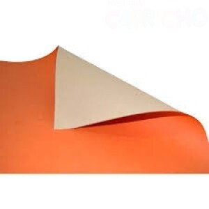 PAPEL CARTÃO 48CM X 66CM LARANJA